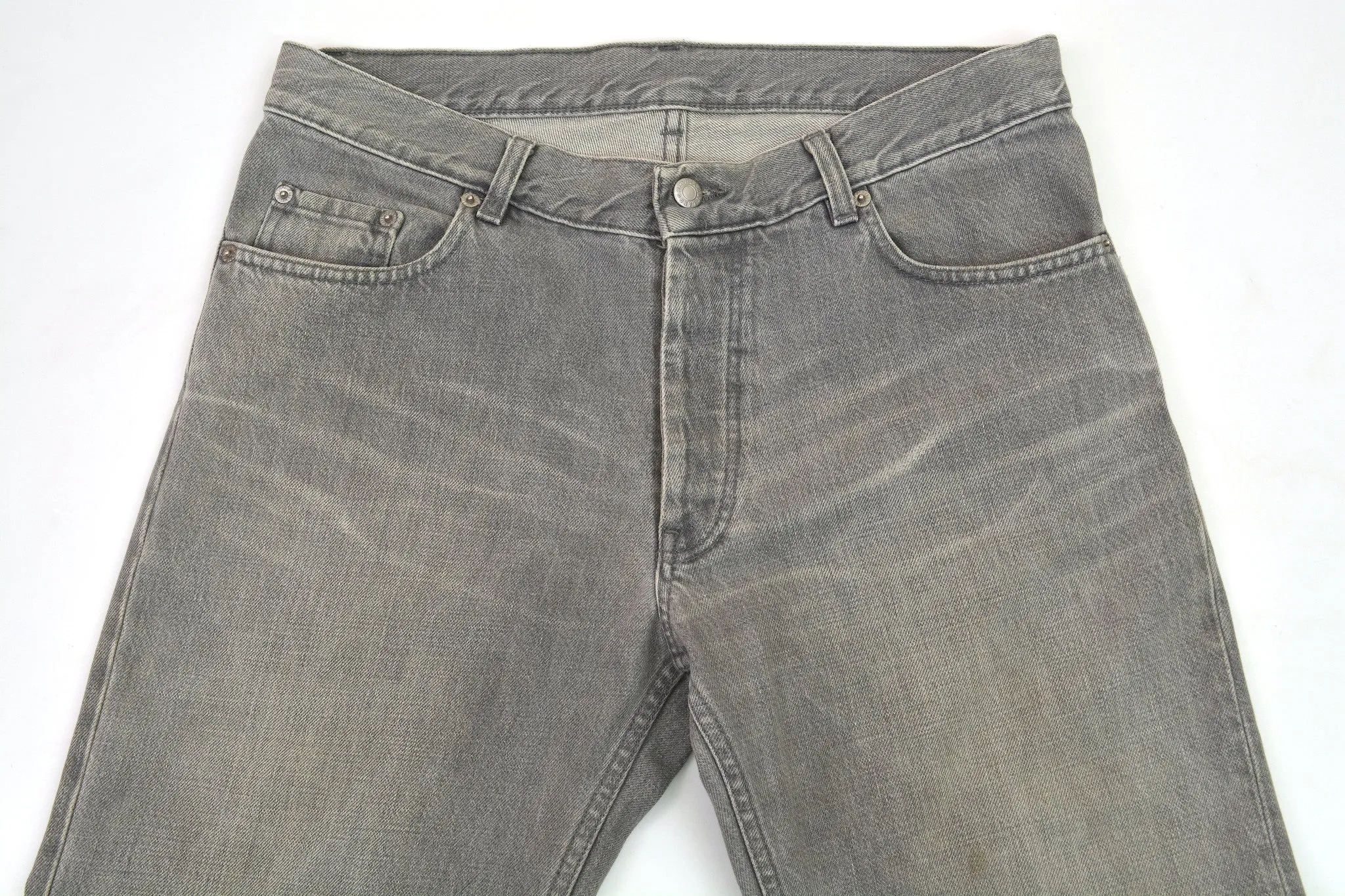 1999 Vintage Grey Sanded Denim Classic Jeans