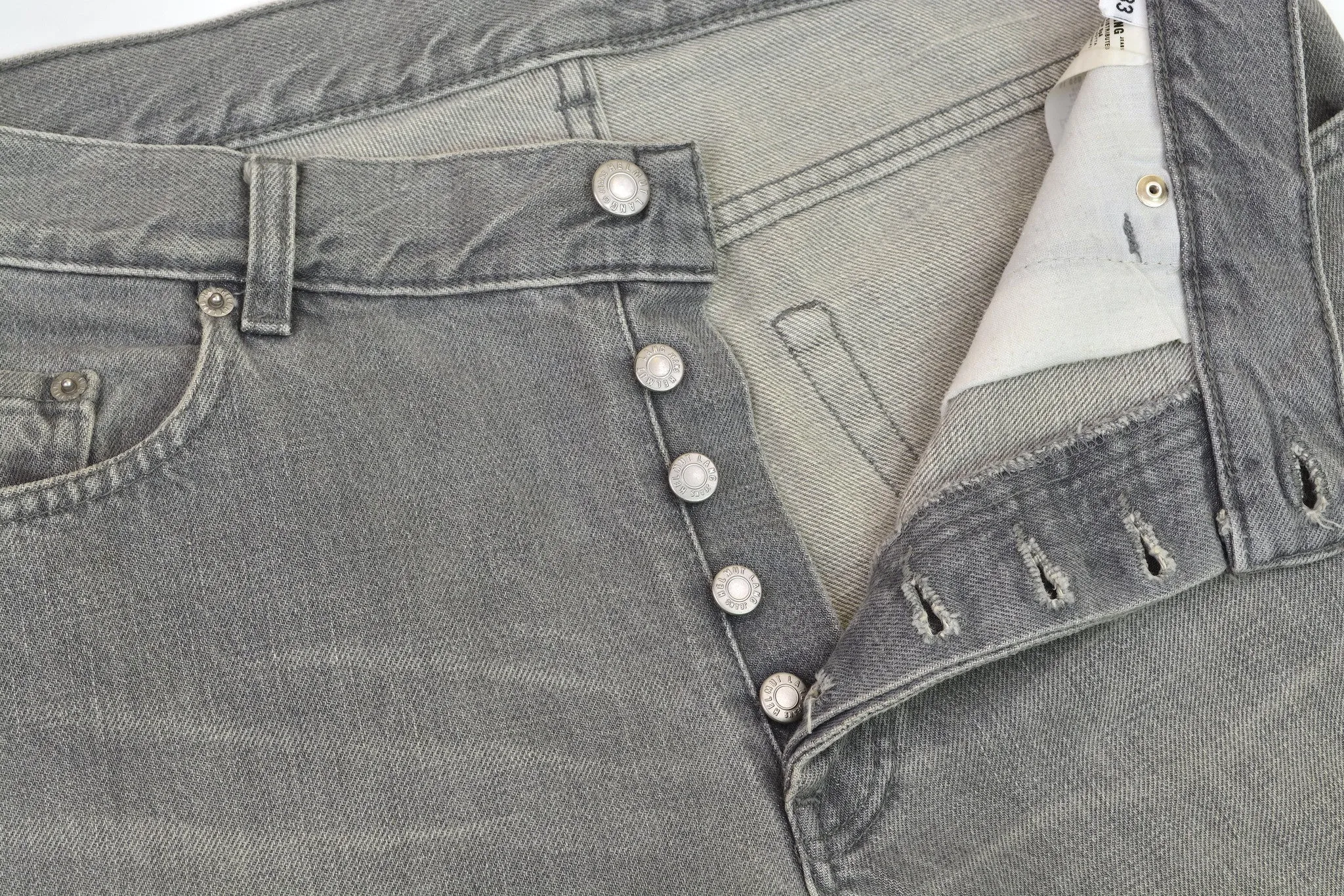 1999 Vintage Grey Sanded Denim Classic Jeans