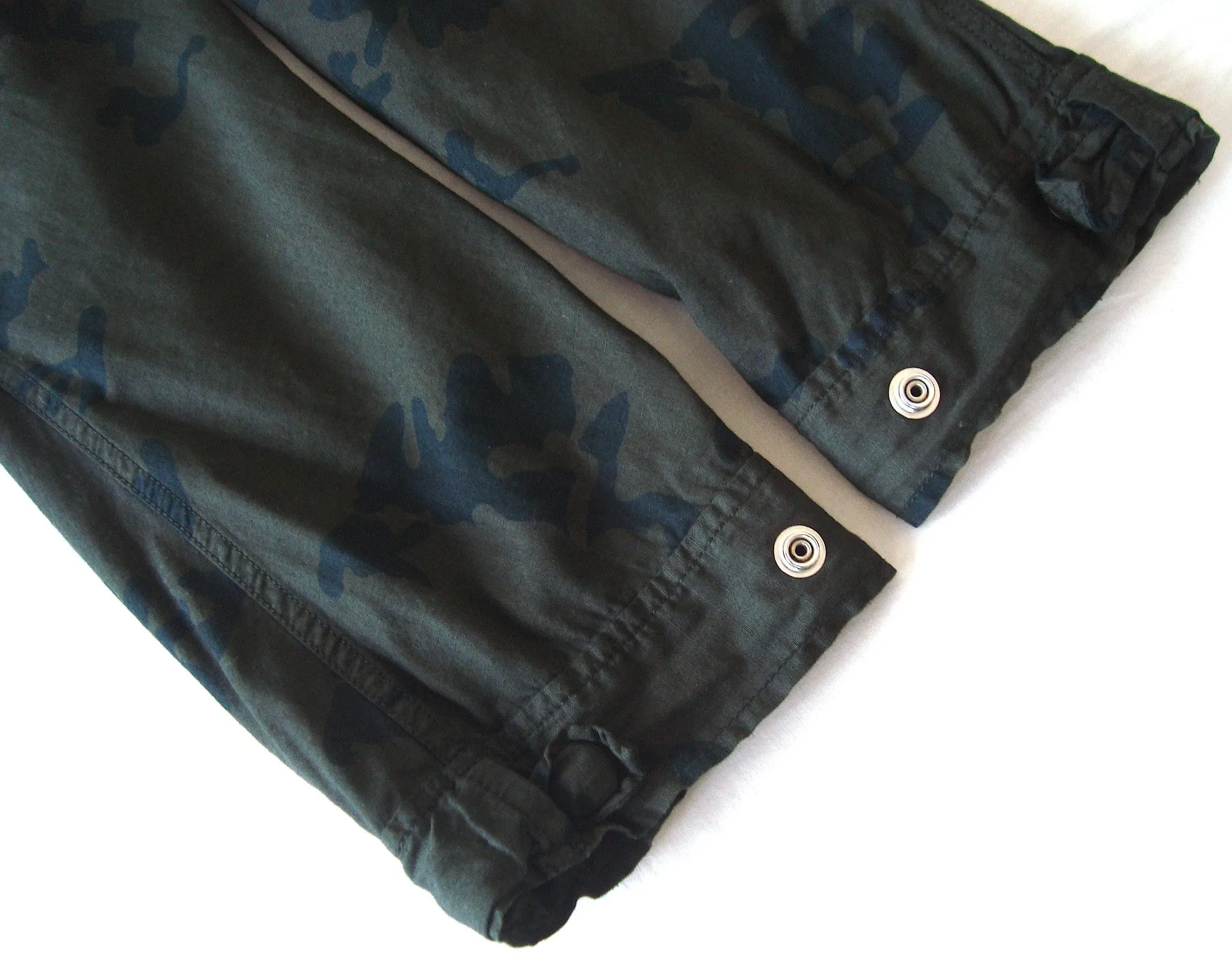 2010 Camo Military Parka with Handmade Embroidery Details