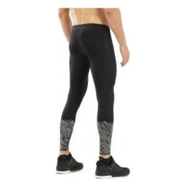 2XU Men's Wind Defence Compression Tights - Black / Grey