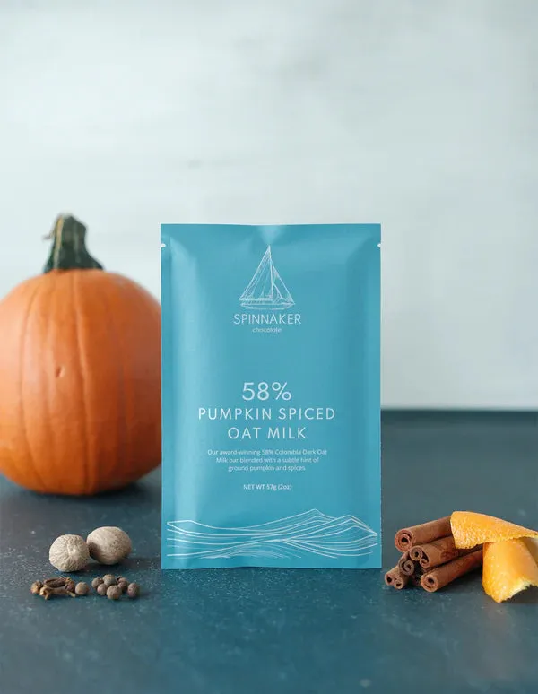 58% Pumpkin Spiced Oat Milk - Spinnaker Chocolate