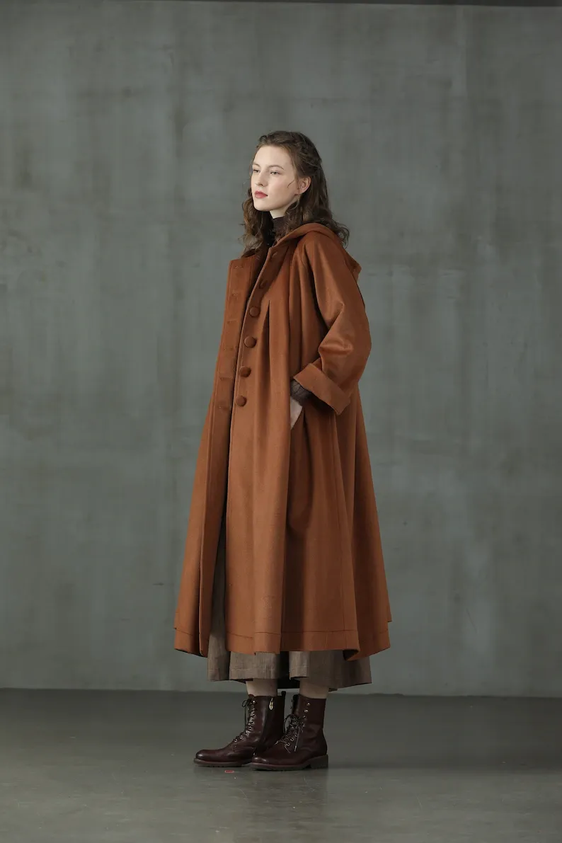 Academy 06 | hooded wool coat jacket