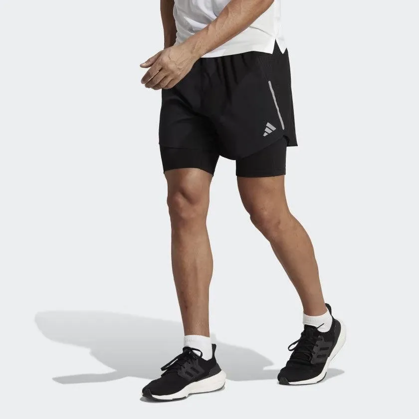 Adidas Designed 4 Running 2-in-1 Mens Shorts