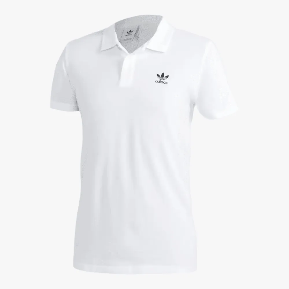 adidas Mens Essential Short Sleeve Polo White