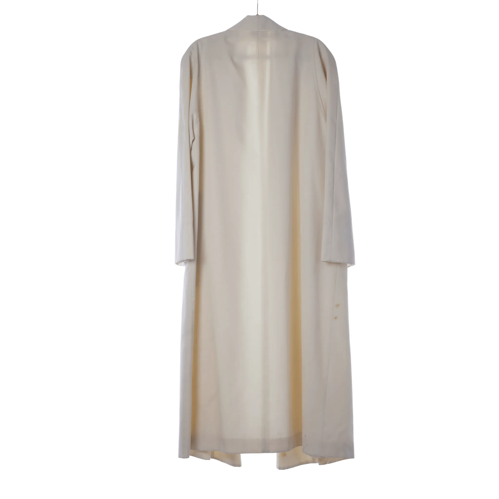 Admyra Full Length Long Sleeved Cream Coat UK Size 10