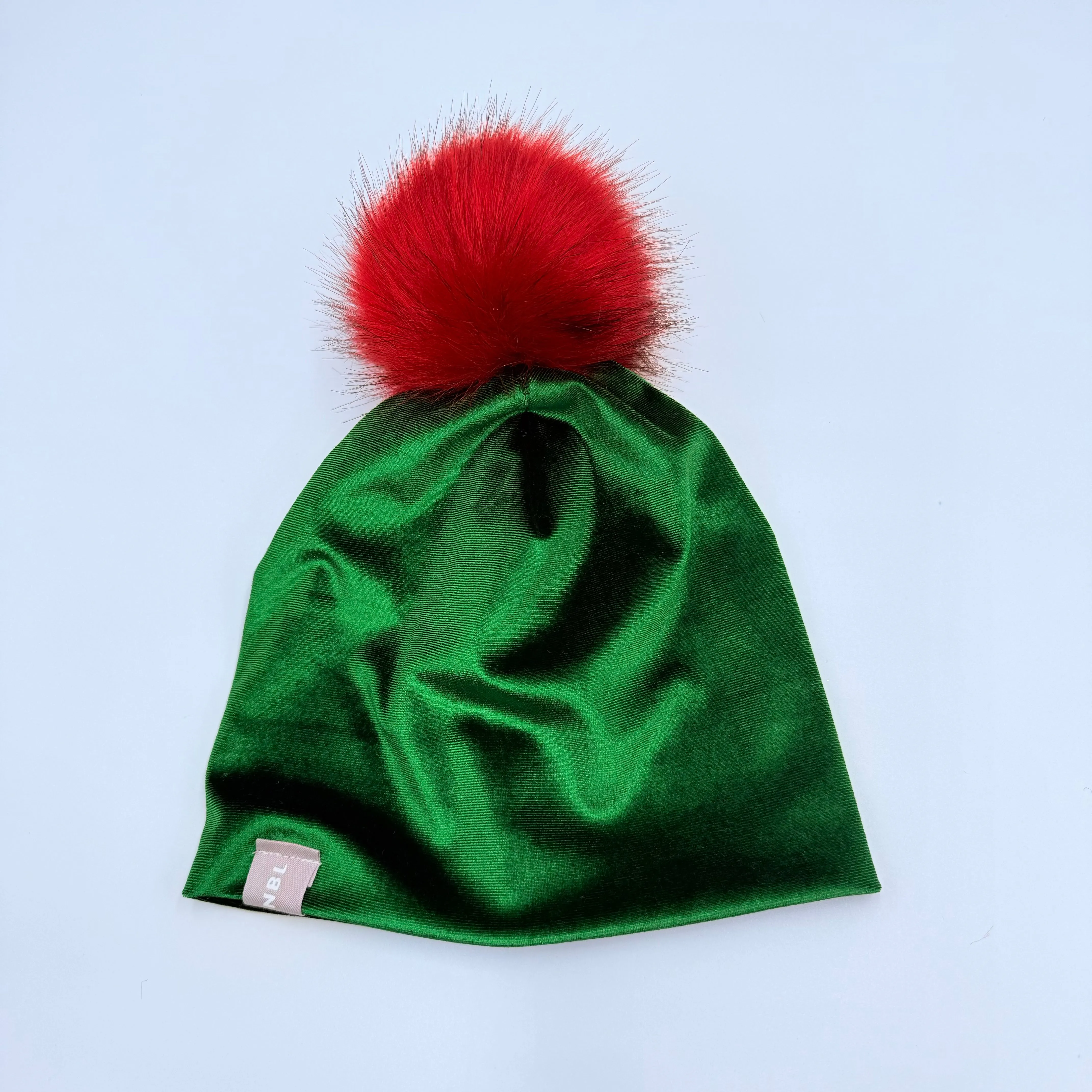 Adult Beanie Hat (Green Christmas)