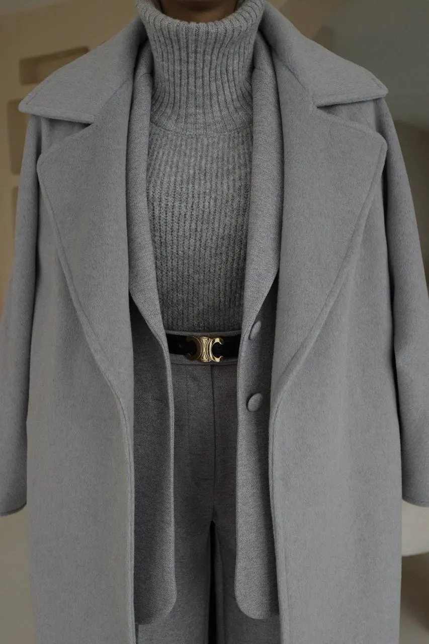 Aliko Classic Wool Blend Overcoat