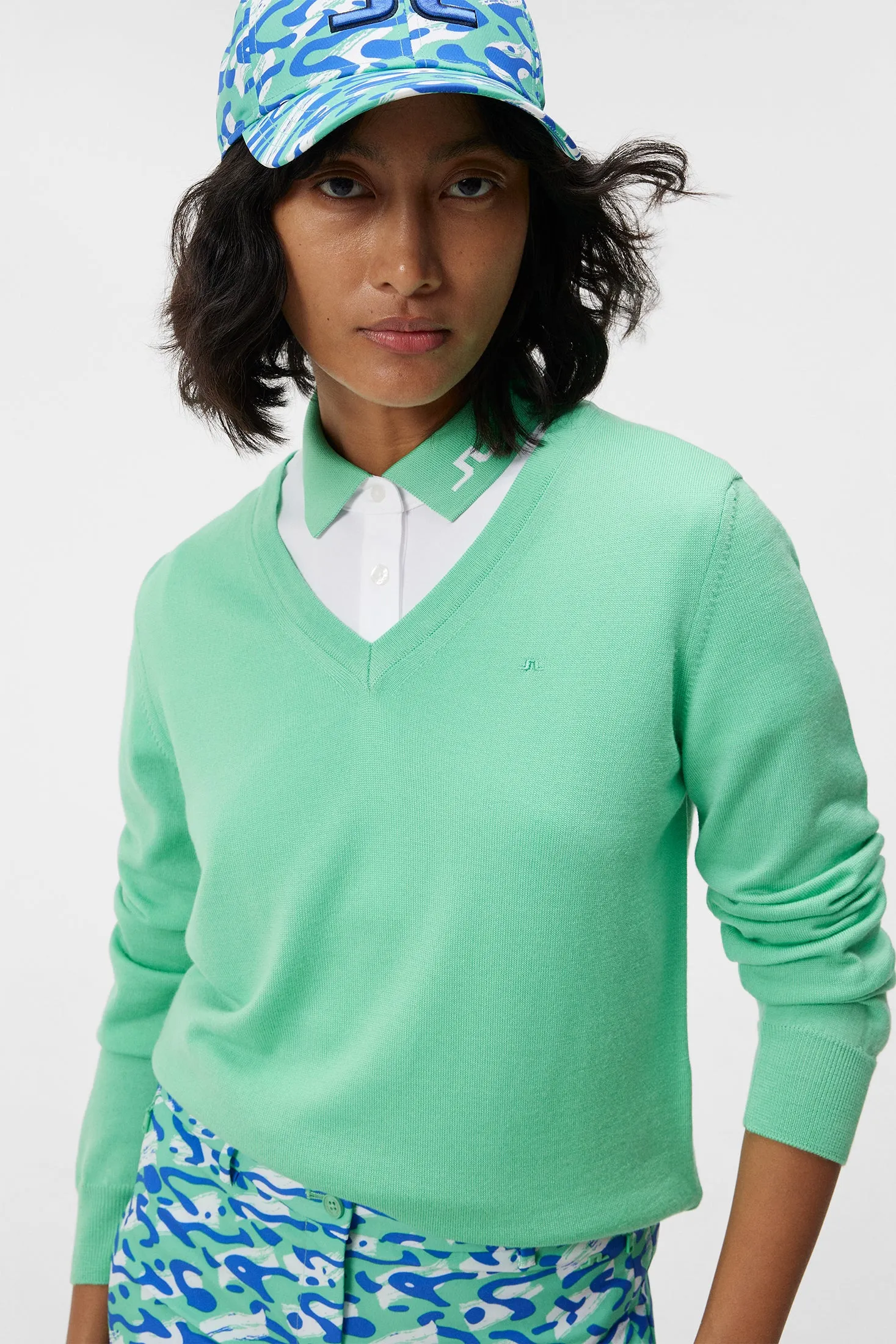 Amaya Knitted Sweater / Jade Cream