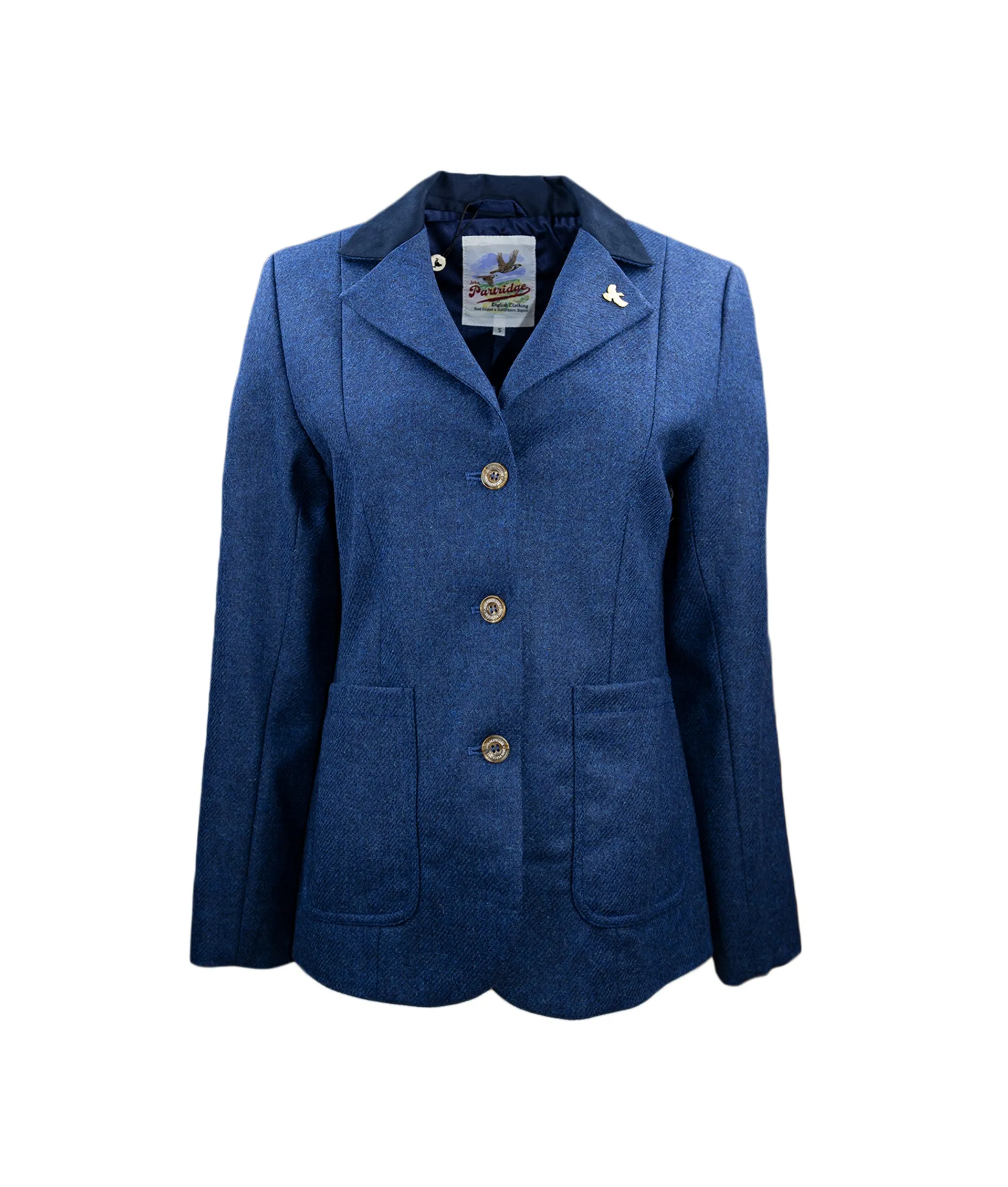 Arena Tweed Blazer - Navy Blue