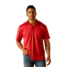 Ariat Men's Charger Polo 2.0 Haute Red Shirts