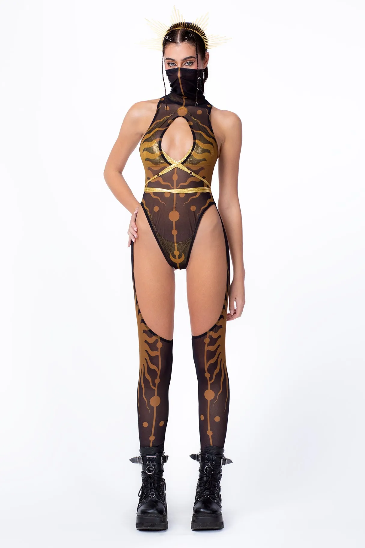 Atacama Mesh Cut-Out Catsuit