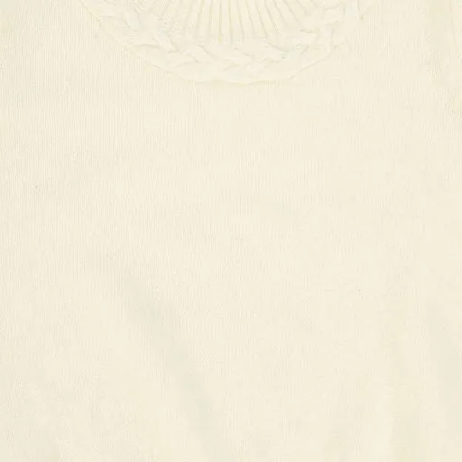 AUTUMN CASHMERE CREAM KNIT SWEATER [Final Sale]