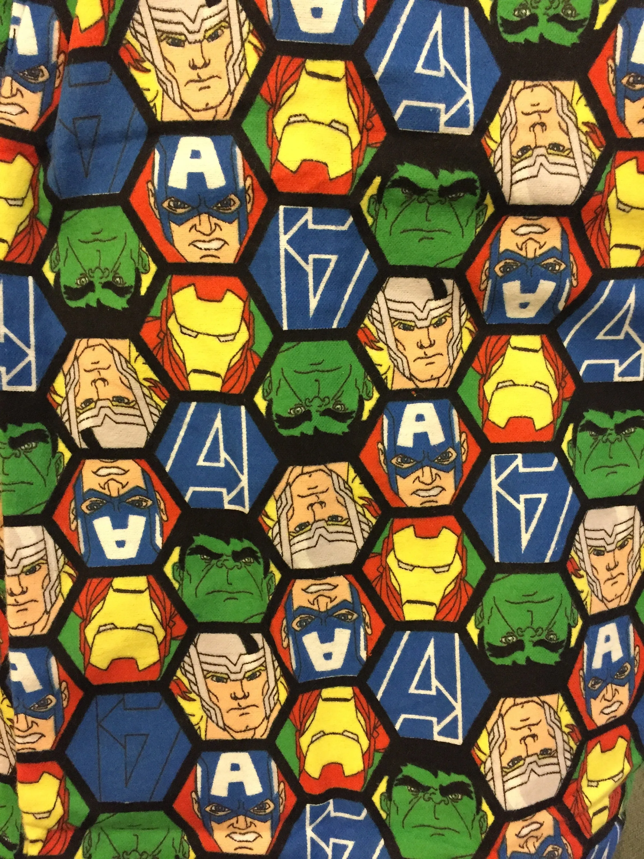 Avengers Faces Flannel Infinity Scarf - Marvel Fashion Accessory - Superhero Gift for Fans