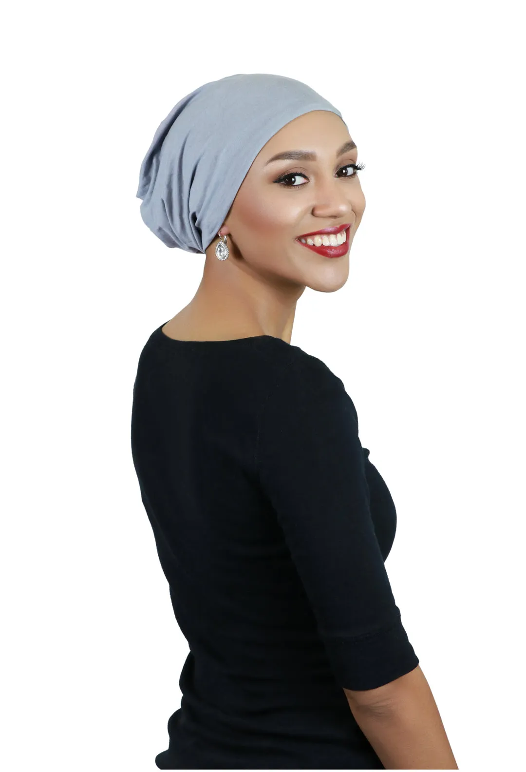 Bamboo Slouchy Beanie Turban Hat Chemo Headwear 50  UPF Sun Protection