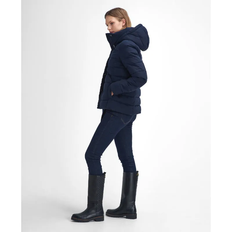 Barbour Camellia Puffer Ladies Jacket - Dark Navy