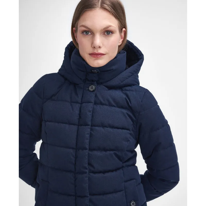 Barbour Camellia Puffer Ladies Jacket - Dark Navy