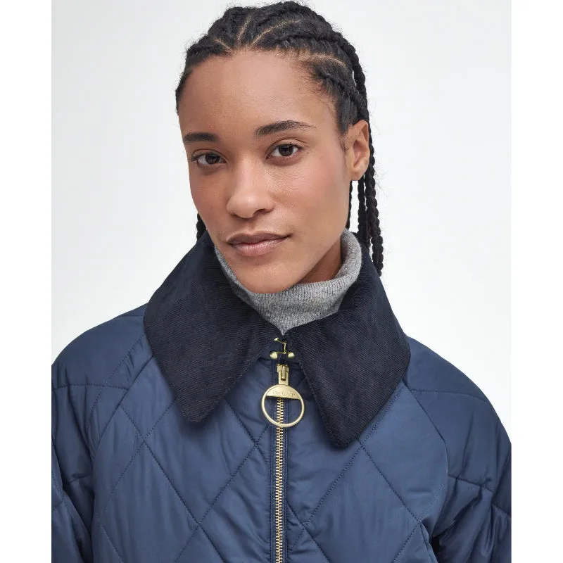 Barbour Dalroy Quilt Ladies Jacket - Navy/Classic