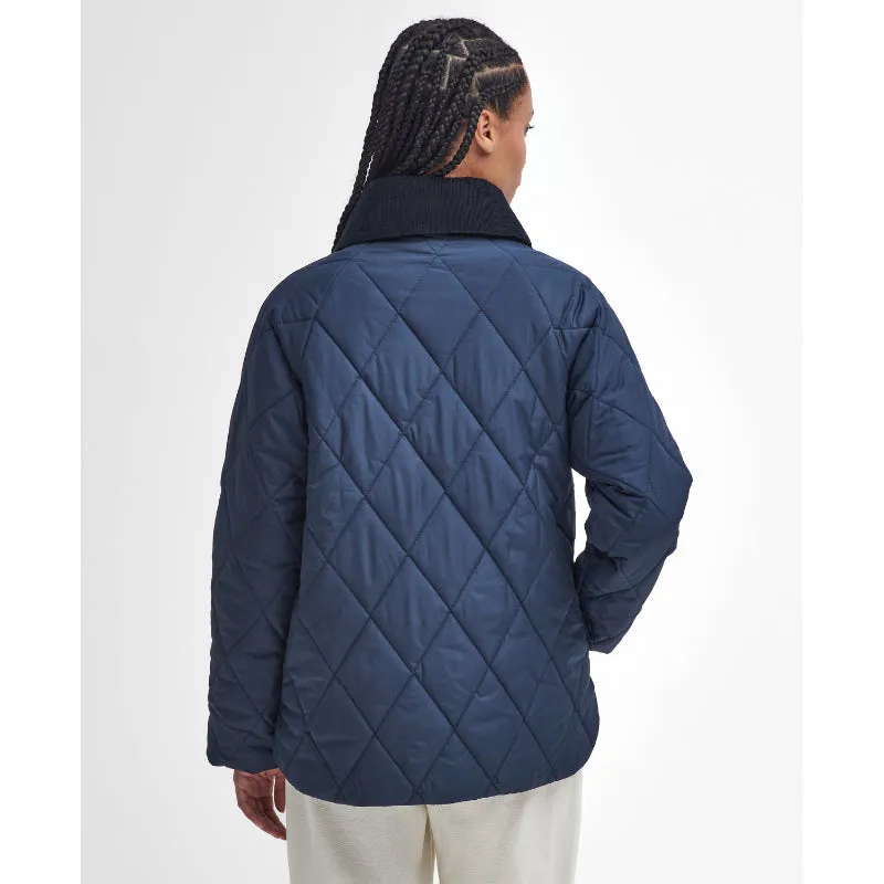 Barbour Dalroy Quilt Ladies Jacket - Navy/Classic