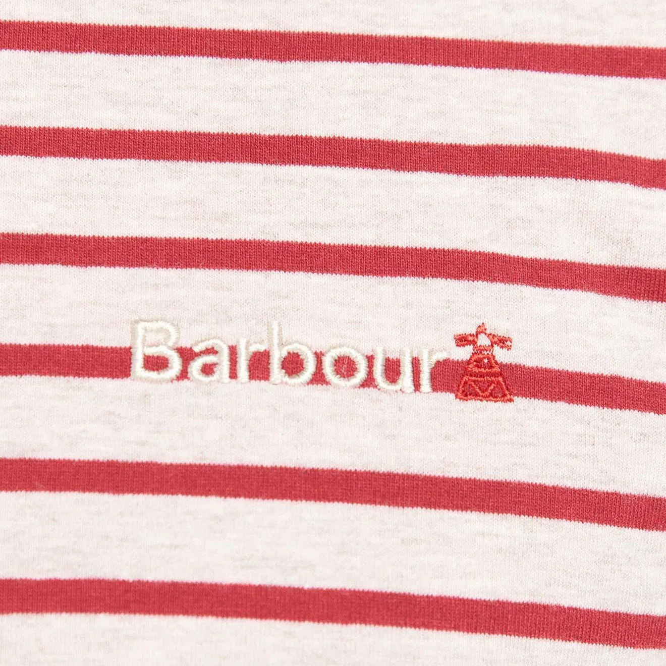 Barbour Dent Stripe T-Shirt Rainy Day