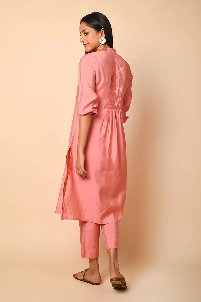 Beaded Pleats Kurta Set