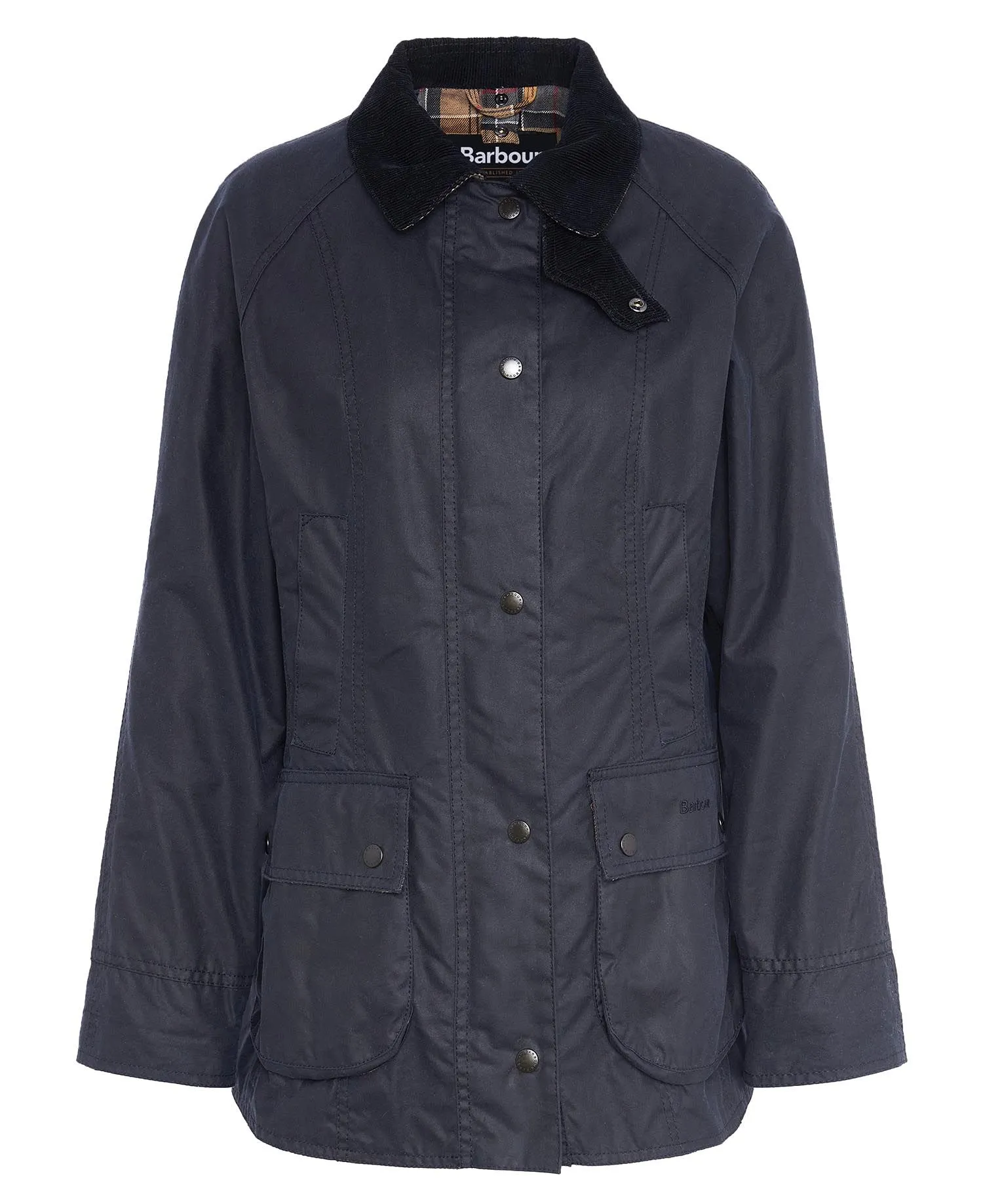 Beadnell Wax Jacket - Navy