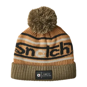 Beanie Jacquard Army Brown