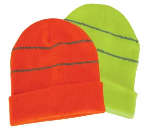 Beanie with reflective trims