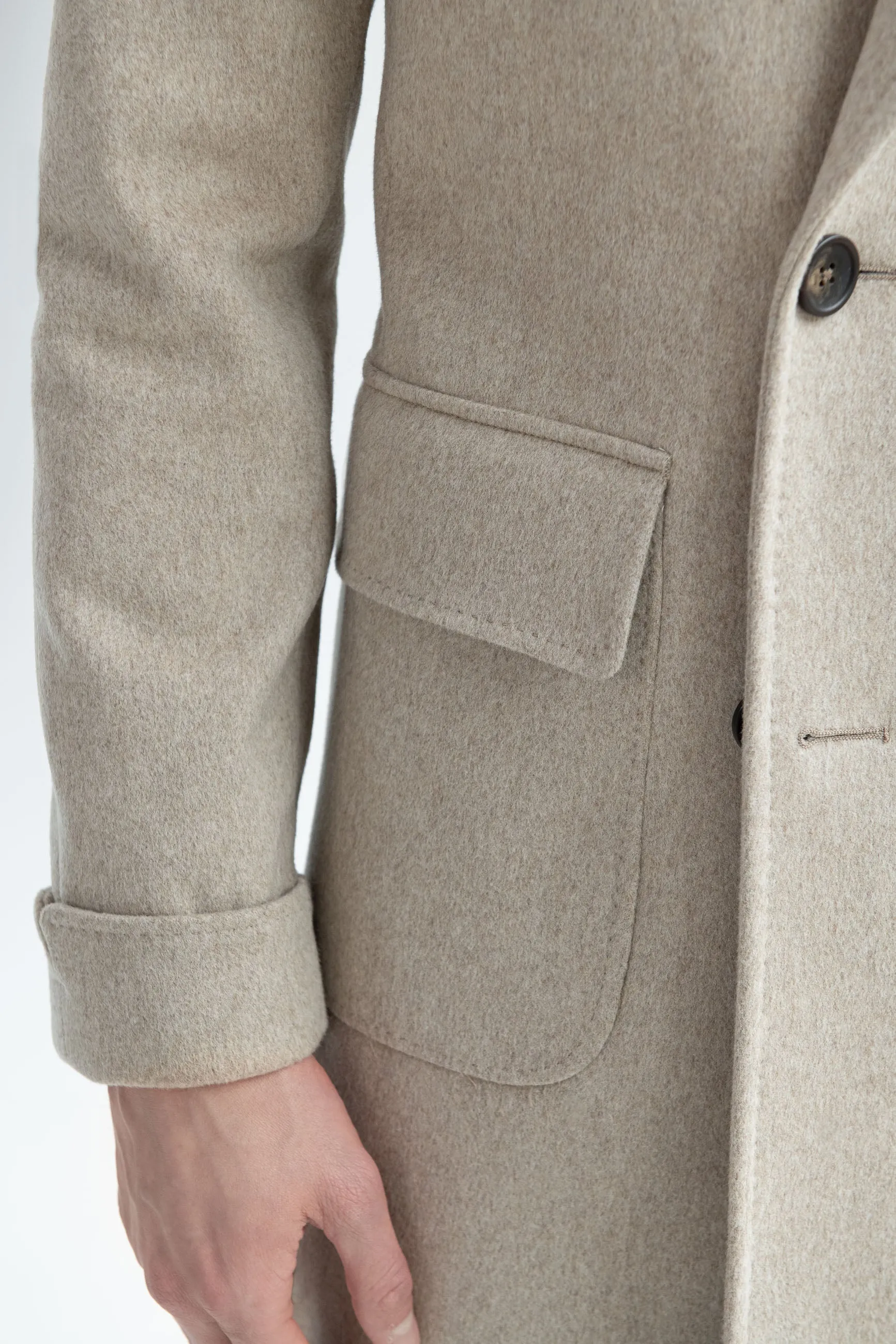 Beige Polo Coat – Made in Italy