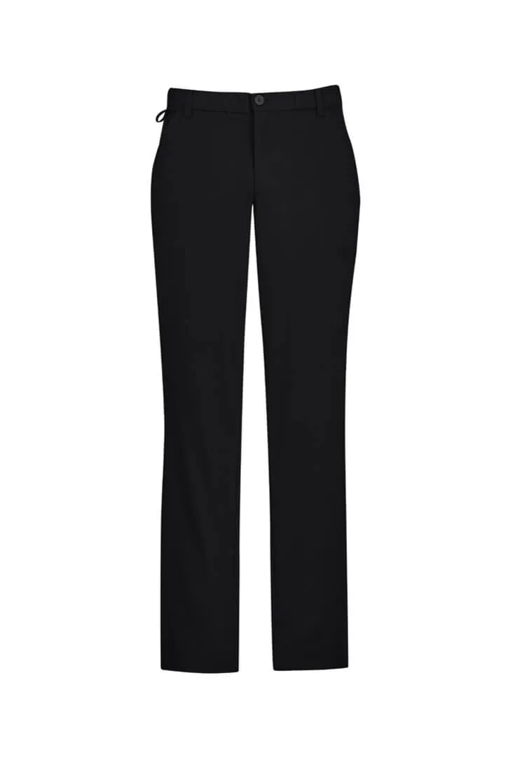 Biz Care Mens Comfort Waist Flat Front Pant (CL958ML)