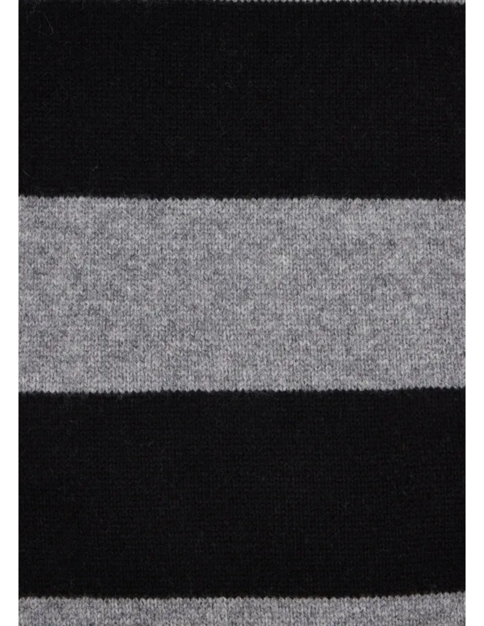 Block Stripe Scarf | Black Mix