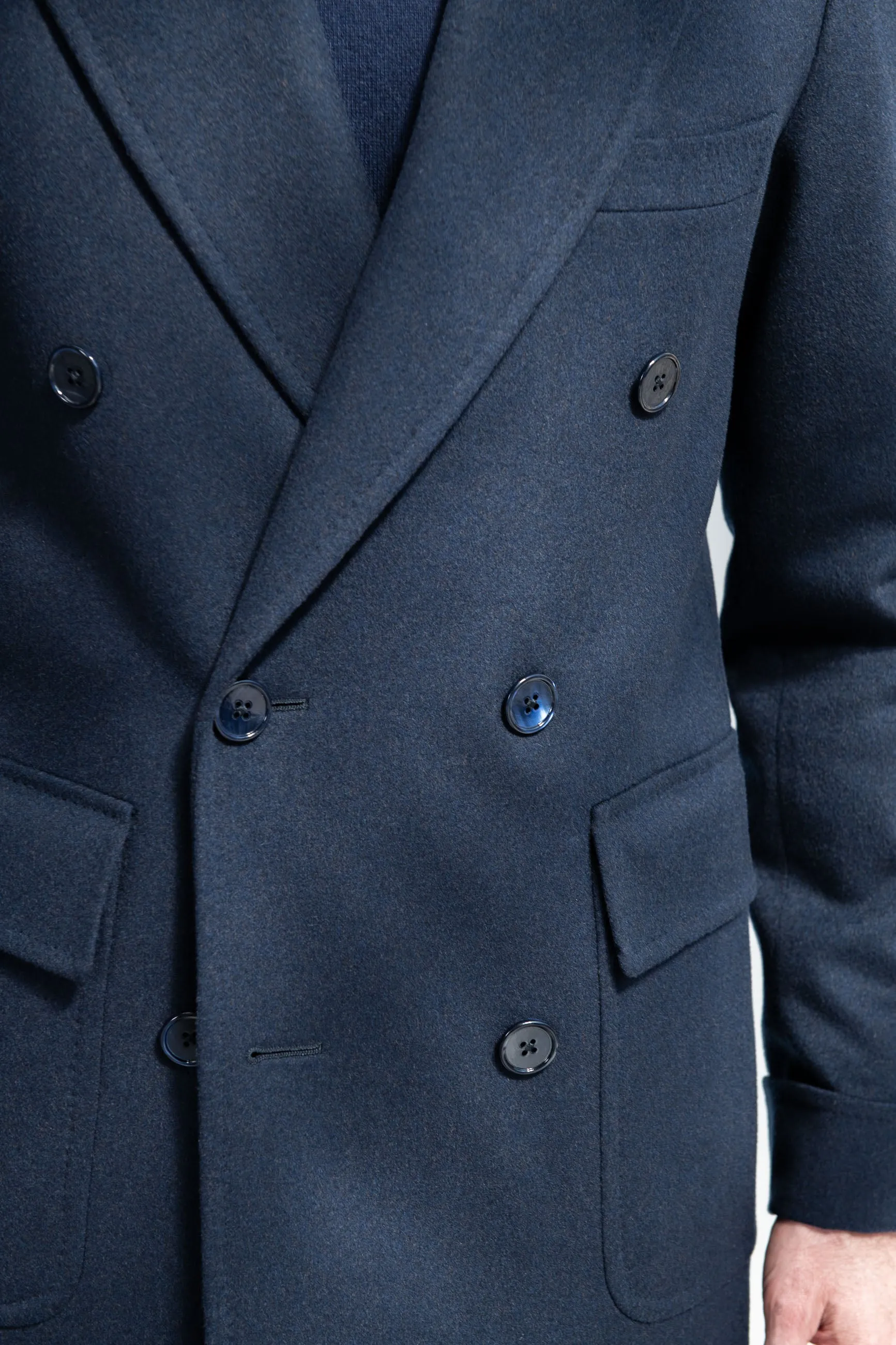 Blue Polo coat - Made in Italy