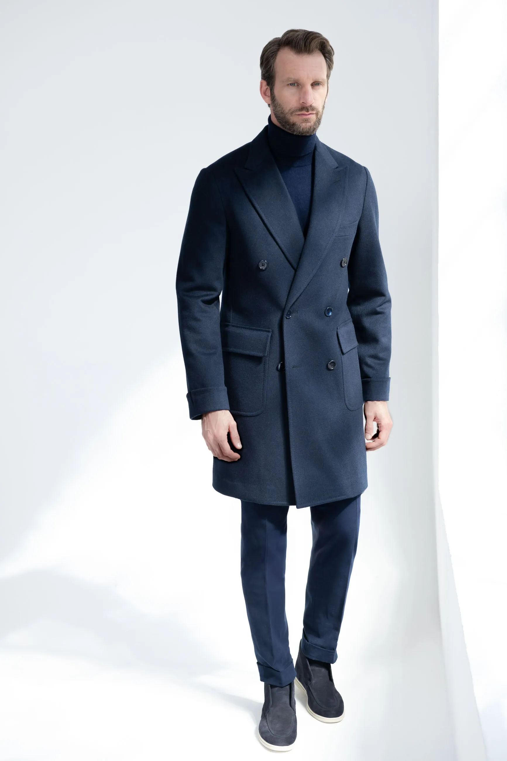 Blue Polo coat - Made in Italy