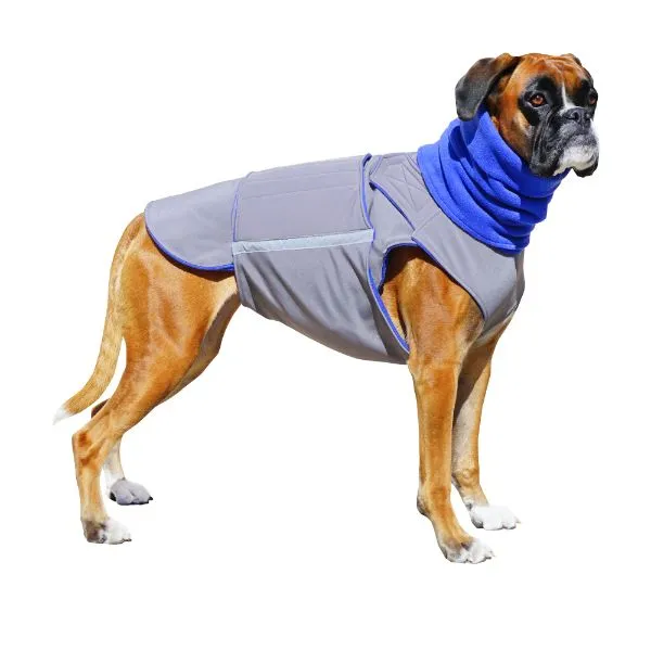 BOXER WINTER DOG COAT   NECK WARMER / MADE TO ORDER