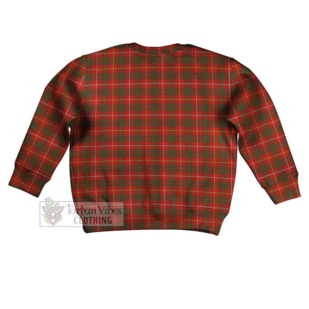 Bruce Tartan Kid Ugly Sweater