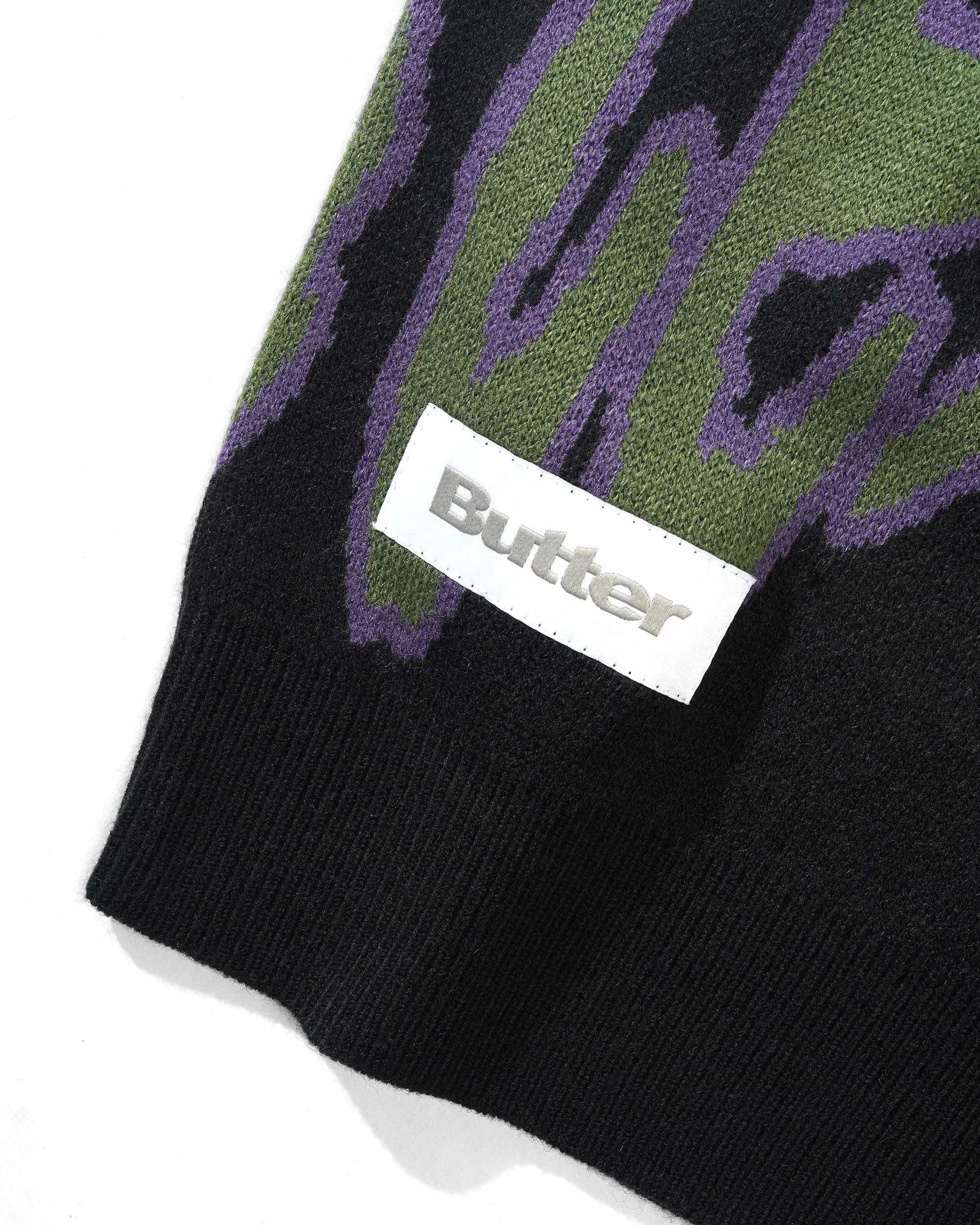 Butter Goods Frenzy Knit Sweater Black