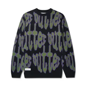 Butter Goods Frenzy Knit Sweater Black