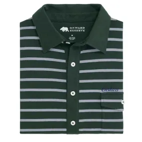 Cashiers Town Script Racquet Club Polo - Pine Grove