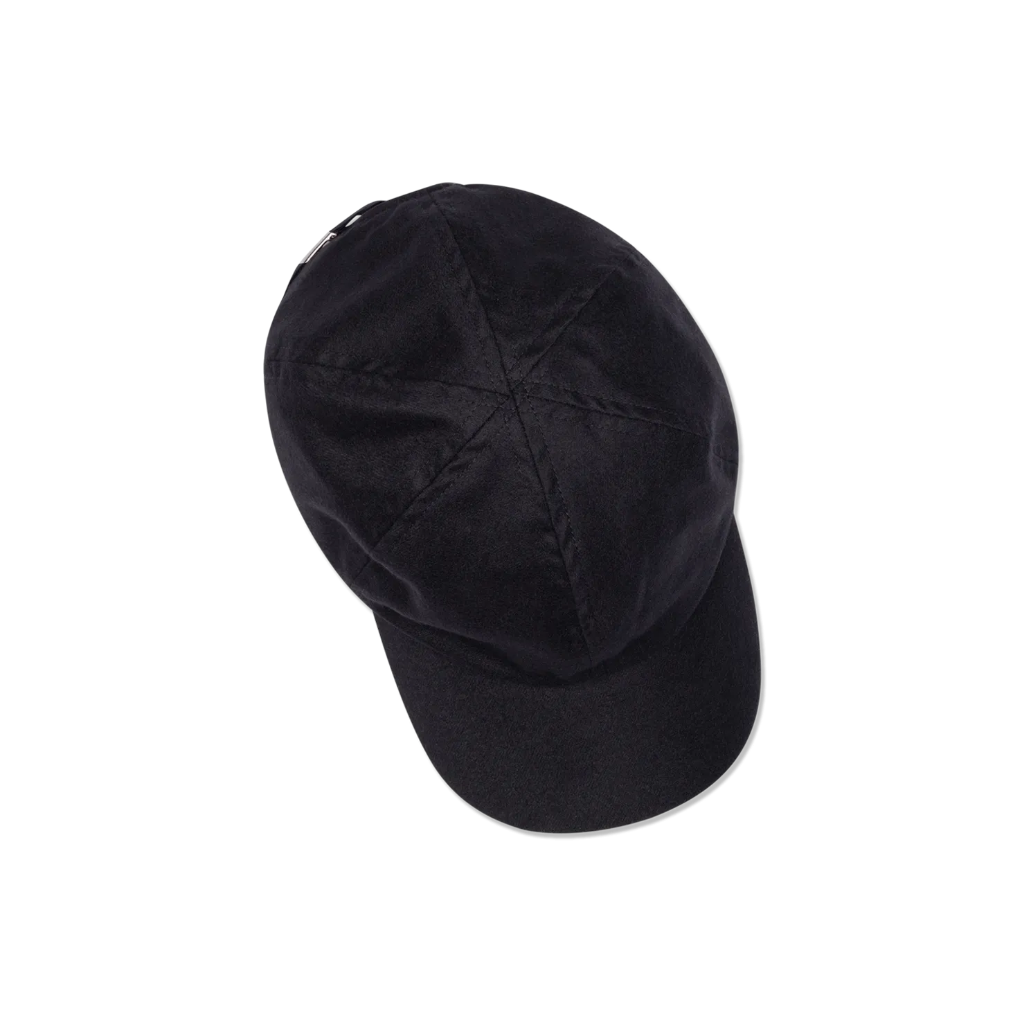 Cashmere Baseball Cap in Black