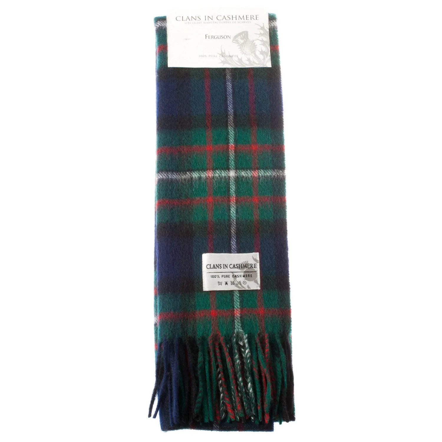 Cashmere Scottish Tartan Clan Scarf  Ferguson