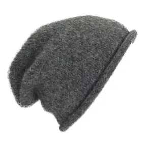 Charcoal Essential Knit Alpaca Beanie | Ethical Style