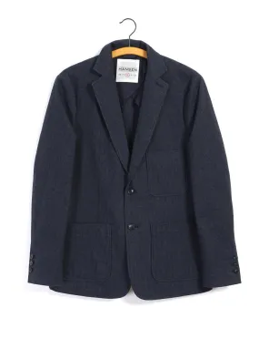 CHRIS | Classic Two Button Blazer | Brushed Blue