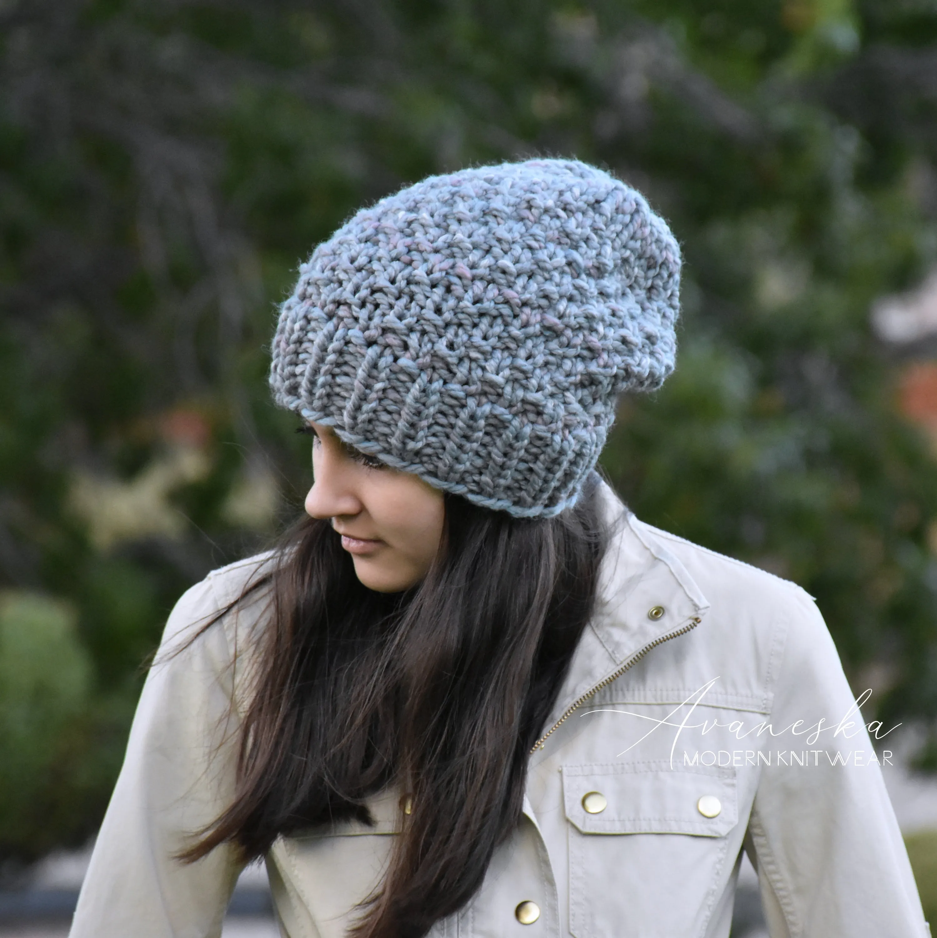 Chunky Extra Slouchy Hat | THE IRIS