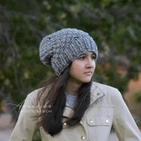 Chunky Extra Slouchy Hat | THE IRIS