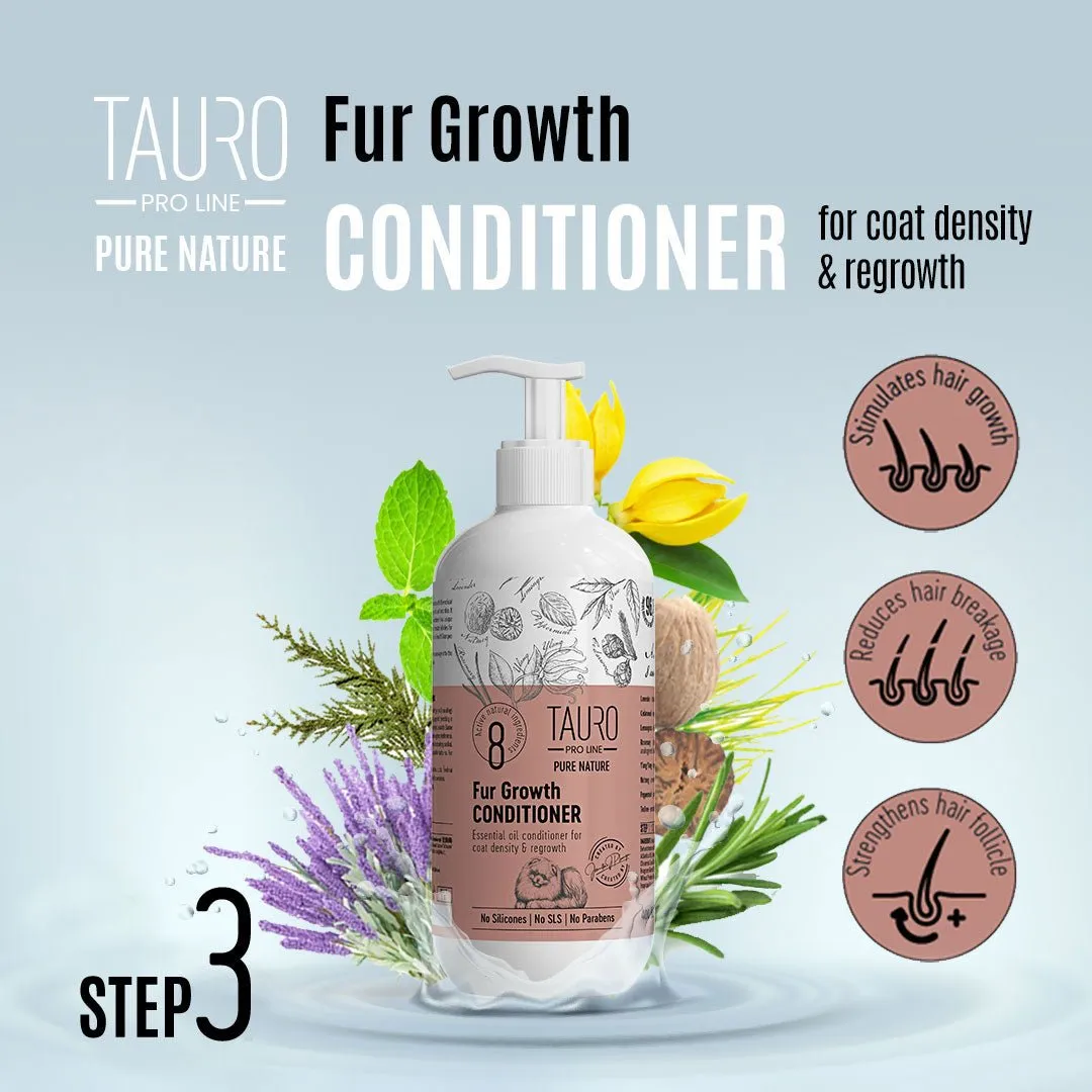 CLEARANCE Tauro Pro Line Pure Nature Fur Growth Dog & Cat Conditioner For Coat Regrowth and Density With Essential Oils