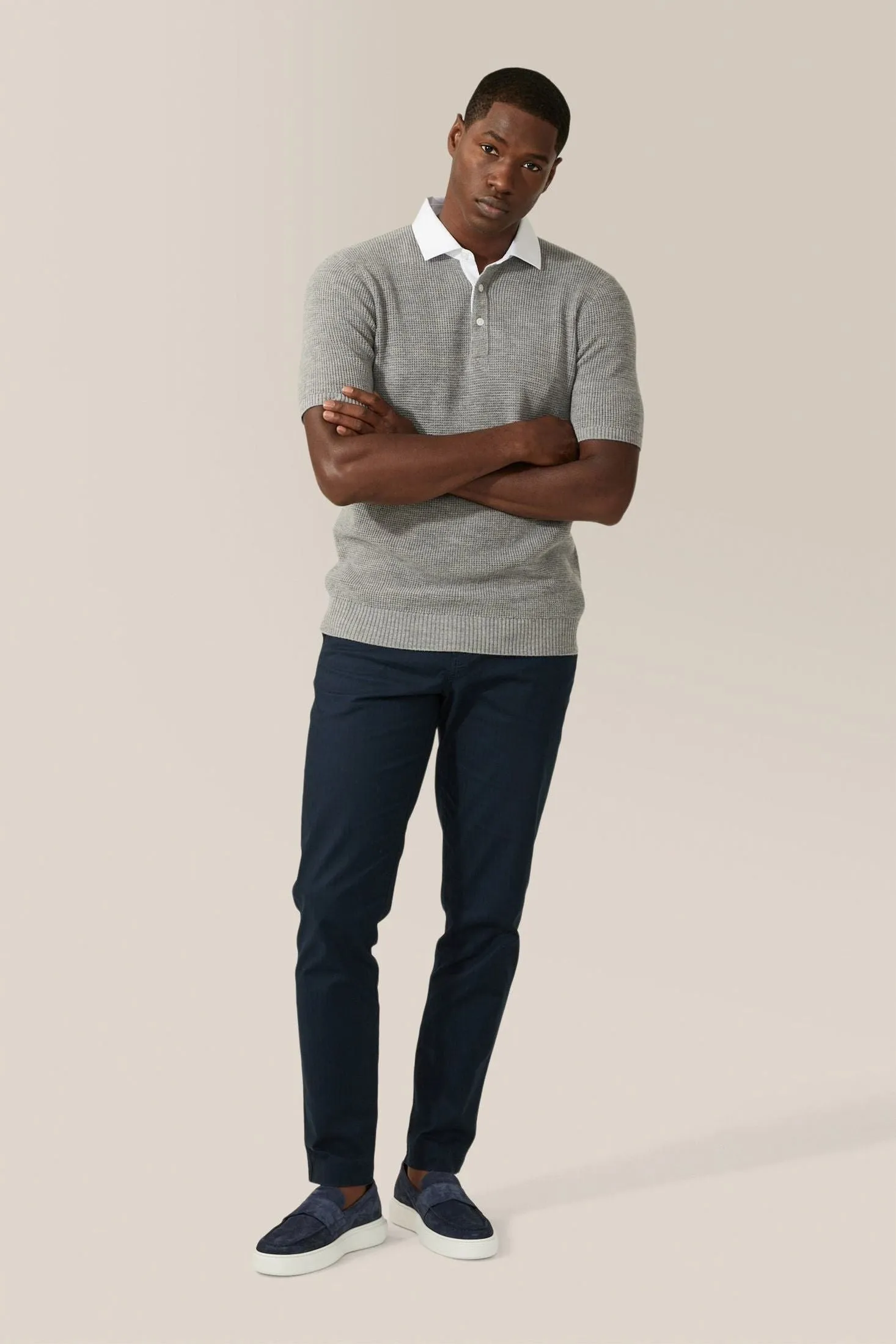 Collar Polo Sweater | Merino Wool