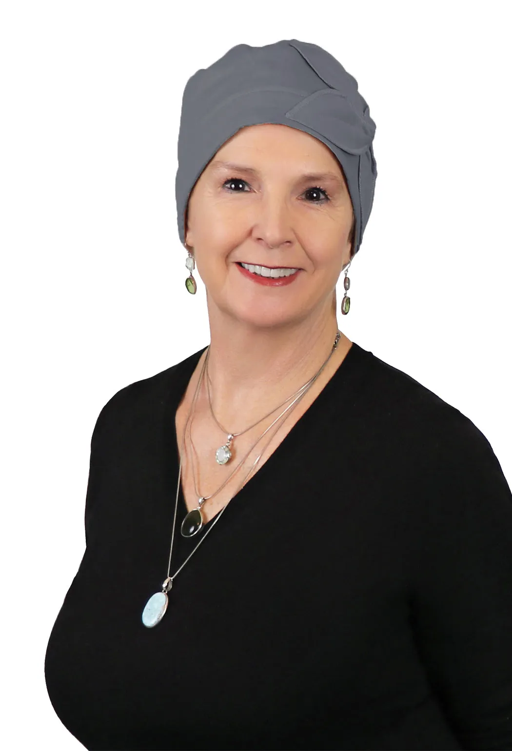 Combed Cotton Butterfly Beanie Chemo Headwear Turban for Women 50  UPF Sun Protection