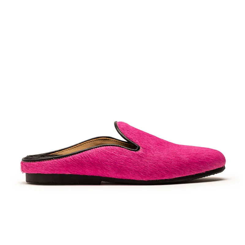 CUDDY Hot Pink | Leather Mule