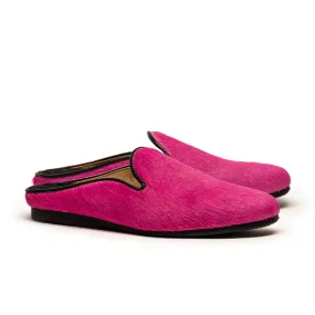 CUDDY Hot Pink | Leather Mule