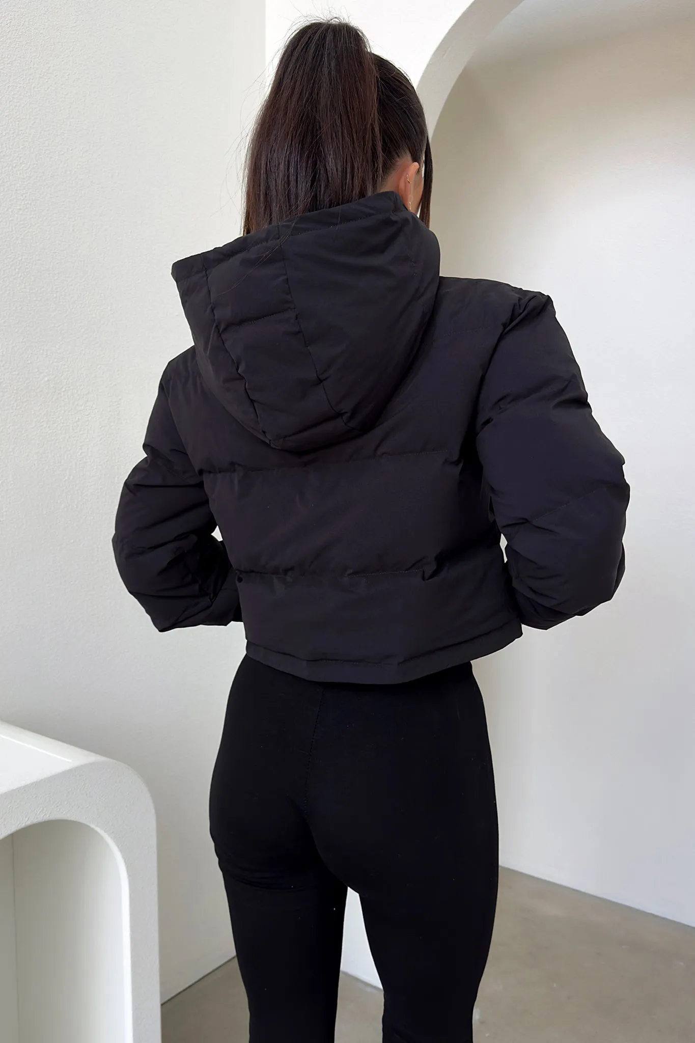 Cyrus Puffer Jacket - Black