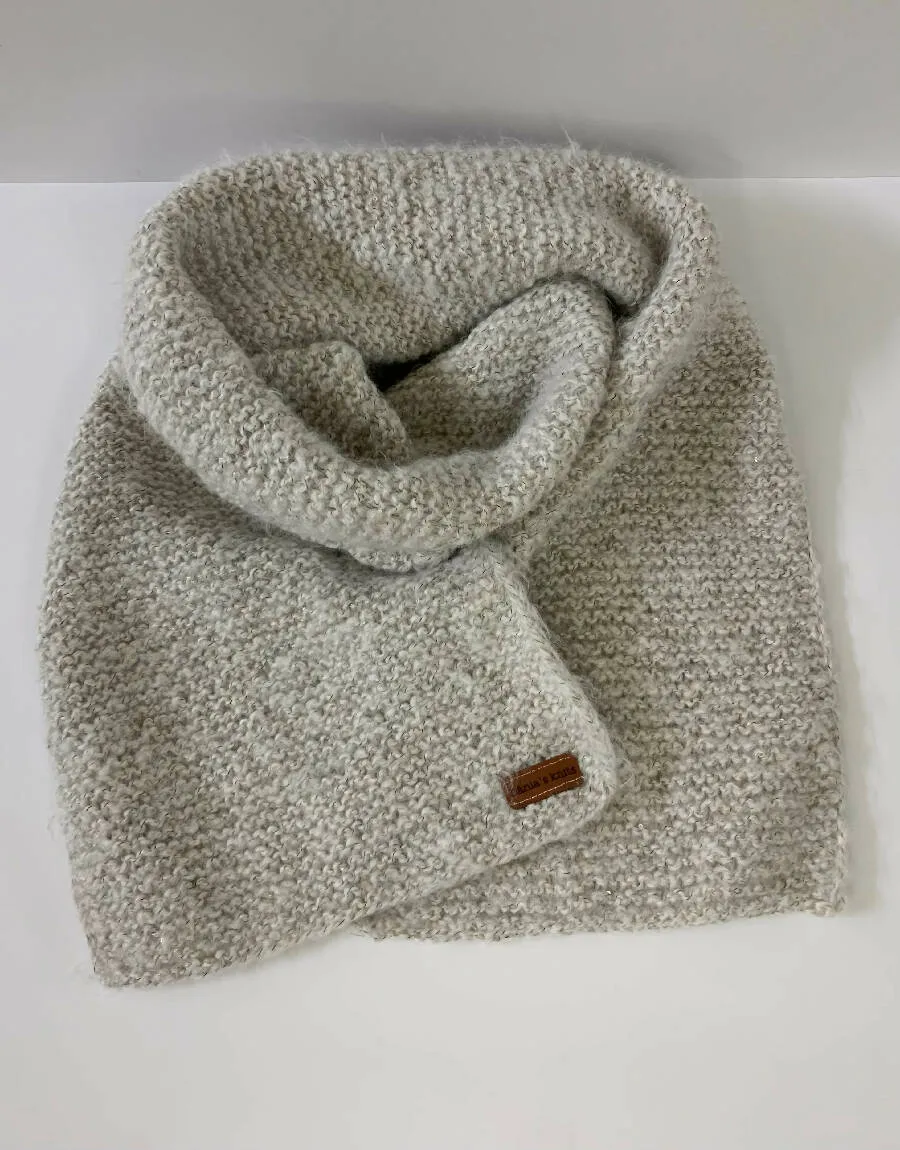 Dania's Knits Hand Knitted Mohair Paiettes Scarf